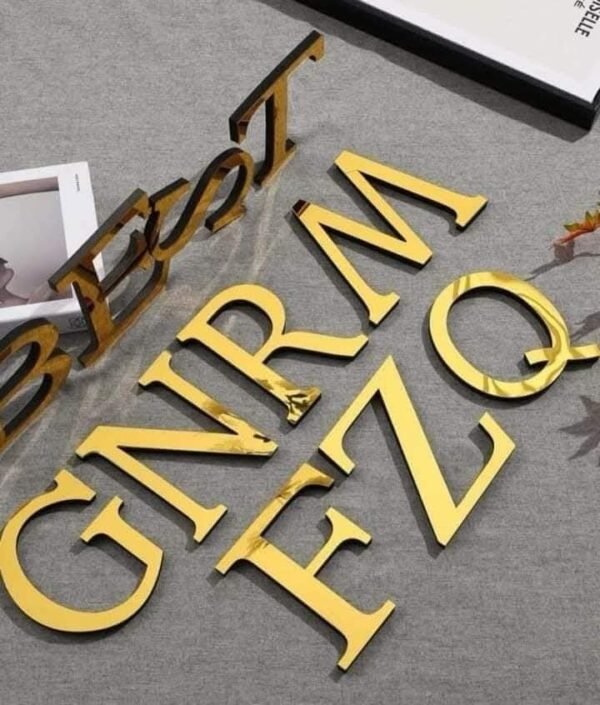 Lettres acryliques 3D – Image 2