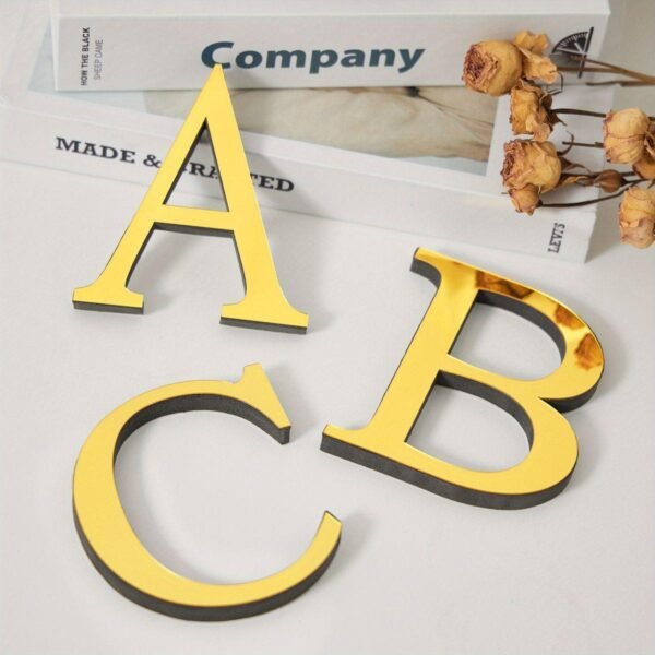 Lettres acryliques 3D