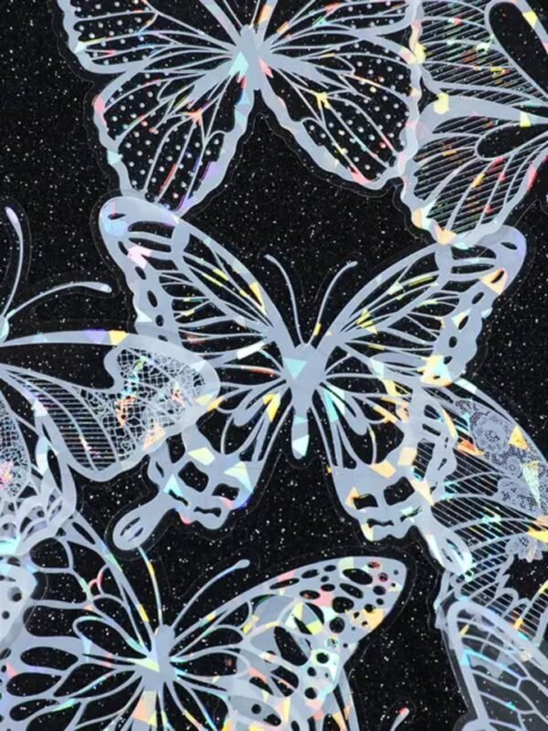 🦋 Stickers Papillons Vinyle Holographiques – Image 3