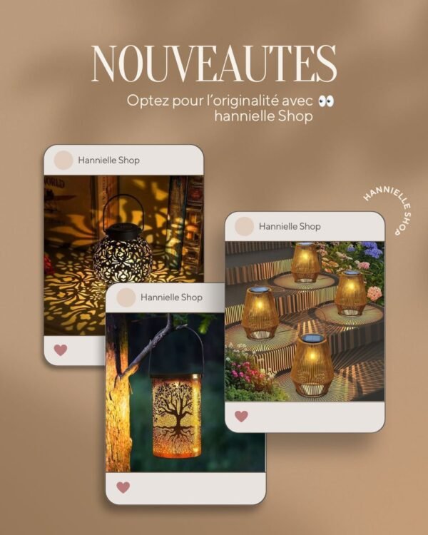 ✨ Lanterne Solaire “Rayon Nature” – Image 4